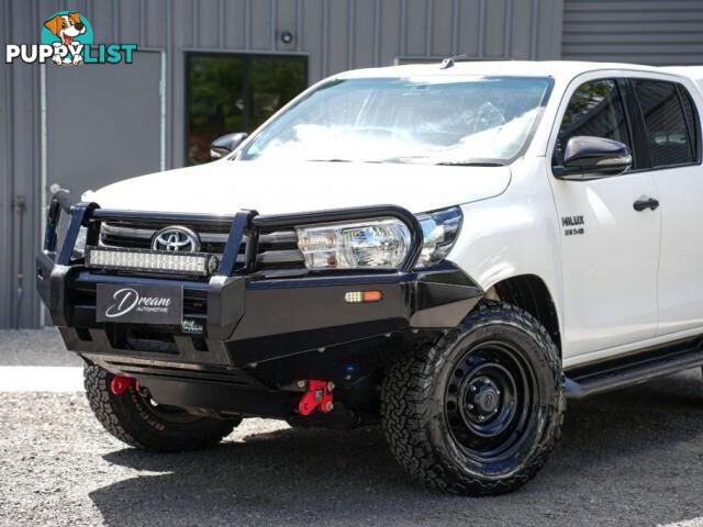 2018 TOYOTA HILUX GUN126R SR UTILITY DOUBLE CAB 4DR MAN 6SP 4X4 2.8DT  UTE