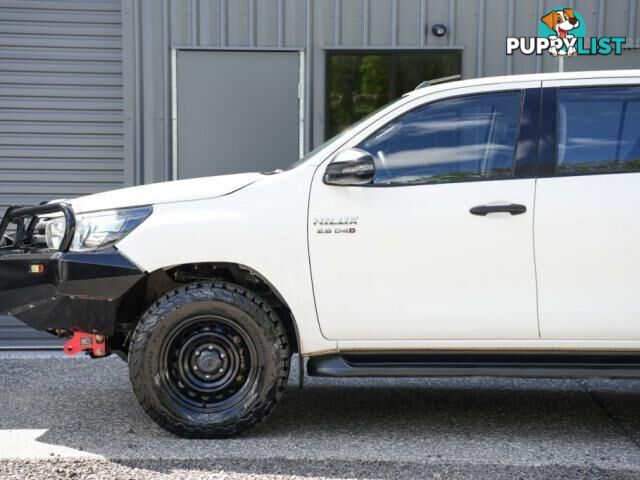 2018 TOYOTA HILUX GUN126R SR UTILITY DOUBLE CAB 4DR MAN 6SP 4X4 2.8DT  UTE