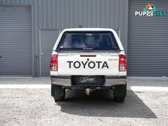 2018 TOYOTA HILUX GUN126R SR UTILITY DOUBLE CAB 4DR MAN 6SP 4X4 2.8DT  UTE