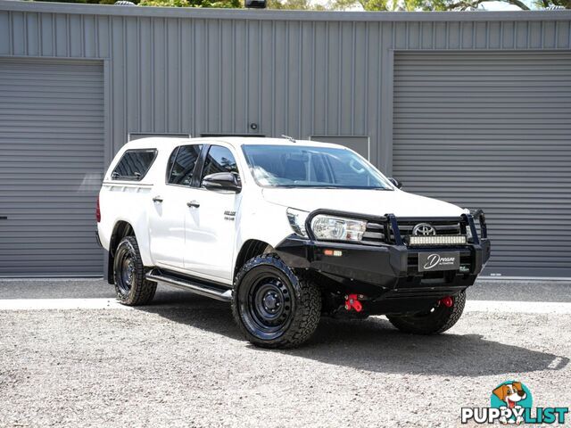 2018 TOYOTA HILUX GUN126R SR UTILITY DOUBLE CAB 4DR MAN 6SP 4X4 2.8DT  UTE