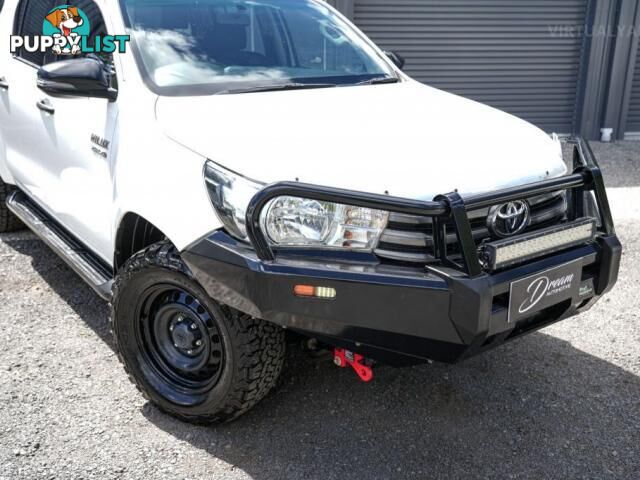 2018 TOYOTA HILUX GUN126R SR UTILITY DOUBLE CAB 4DR MAN 6SP 4X4 2.8DT  UTE