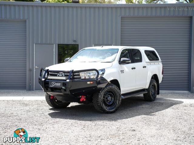 2018 TOYOTA HILUX GUN126R SR UTILITY DOUBLE CAB 4DR MAN 6SP 4X4 2.8DT  UTE