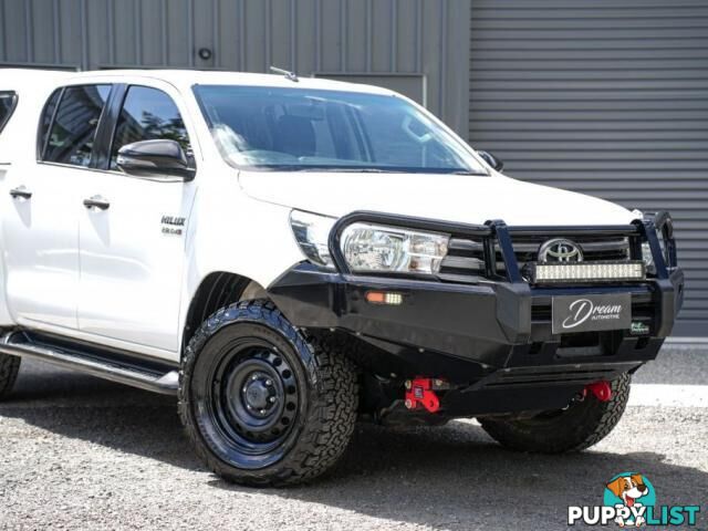 2018 TOYOTA HILUX GUN126R SR UTILITY DOUBLE CAB 4DR MAN 6SP 4X4 2.8DT  UTE