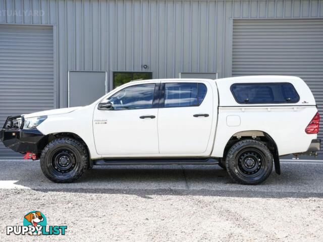 2018 TOYOTA HILUX GUN126R SR UTILITY DOUBLE CAB 4DR MAN 6SP 4X4 2.8DT  UTE