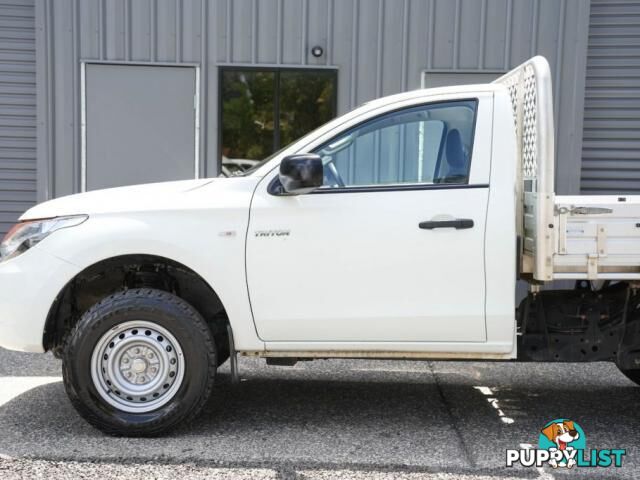 2018 MITSUBISHI TRITON MQ GLX CAB CHASSIS SINGLE CAB 2DR MAN 6SP 4X2 2.4I  CAB CHASSIS