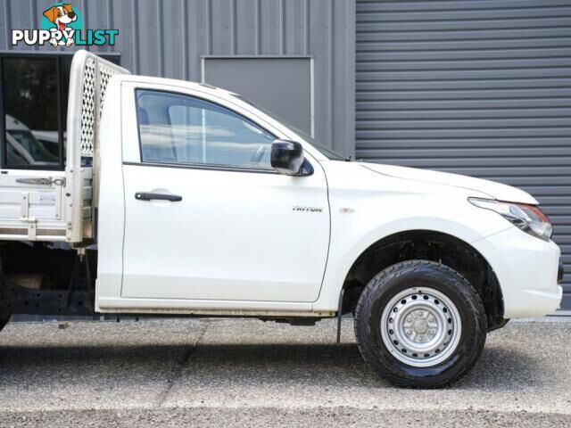 2018 MITSUBISHI TRITON MQ GLX CAB CHASSIS SINGLE CAB 2DR MAN 6SP 4X2 2.4I  CAB CHASSIS