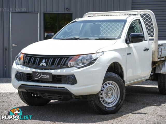 2018 MITSUBISHI TRITON MQ GLX CAB CHASSIS SINGLE CAB 2DR MAN 6SP 4X2 2.4I  CAB CHASSIS