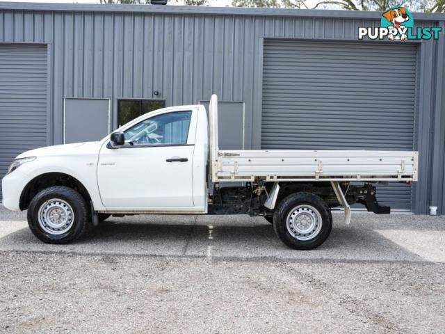 2018 MITSUBISHI TRITON MQ GLX CAB CHASSIS SINGLE CAB 2DR MAN 6SP 4X2 2.4I  CAB CHASSIS