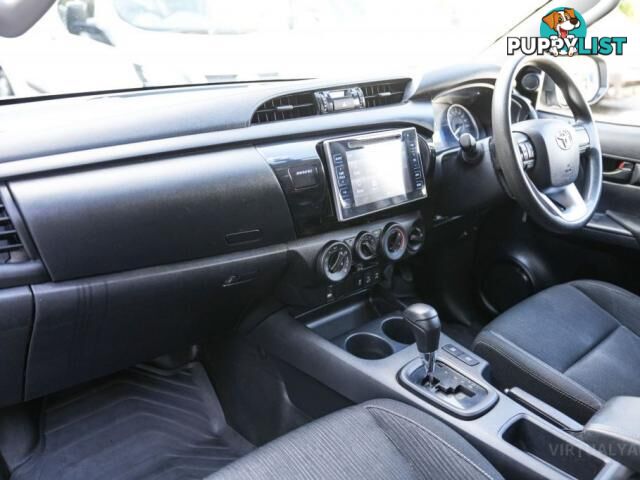 2018 TOYOTA HILUX GUN126R SR UTILITY DOUBLE CAB 4DR SPTS AUTO 6SP 4X4 955KG 2.8DT  UTE