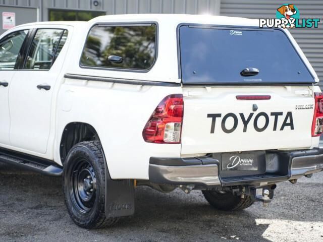 2018 TOYOTA HILUX GUN126R SR UTILITY DOUBLE CAB 4DR SPTS AUTO 6SP 4X4 955KG 2.8DT  UTE