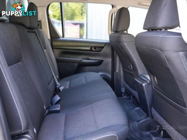 2018 TOYOTA HILUX GUN126R SR UTILITY DOUBLE CAB 4DR SPTS AUTO 6SP 4X4 955KG 2.8DT  UTE