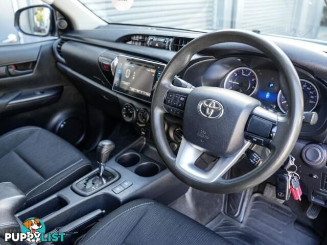 2018 TOYOTA HILUX GUN126R SR UTILITY DOUBLE CAB 4DR SPTS AUTO 6SP 4X4 955KG 2.8DT  UTE