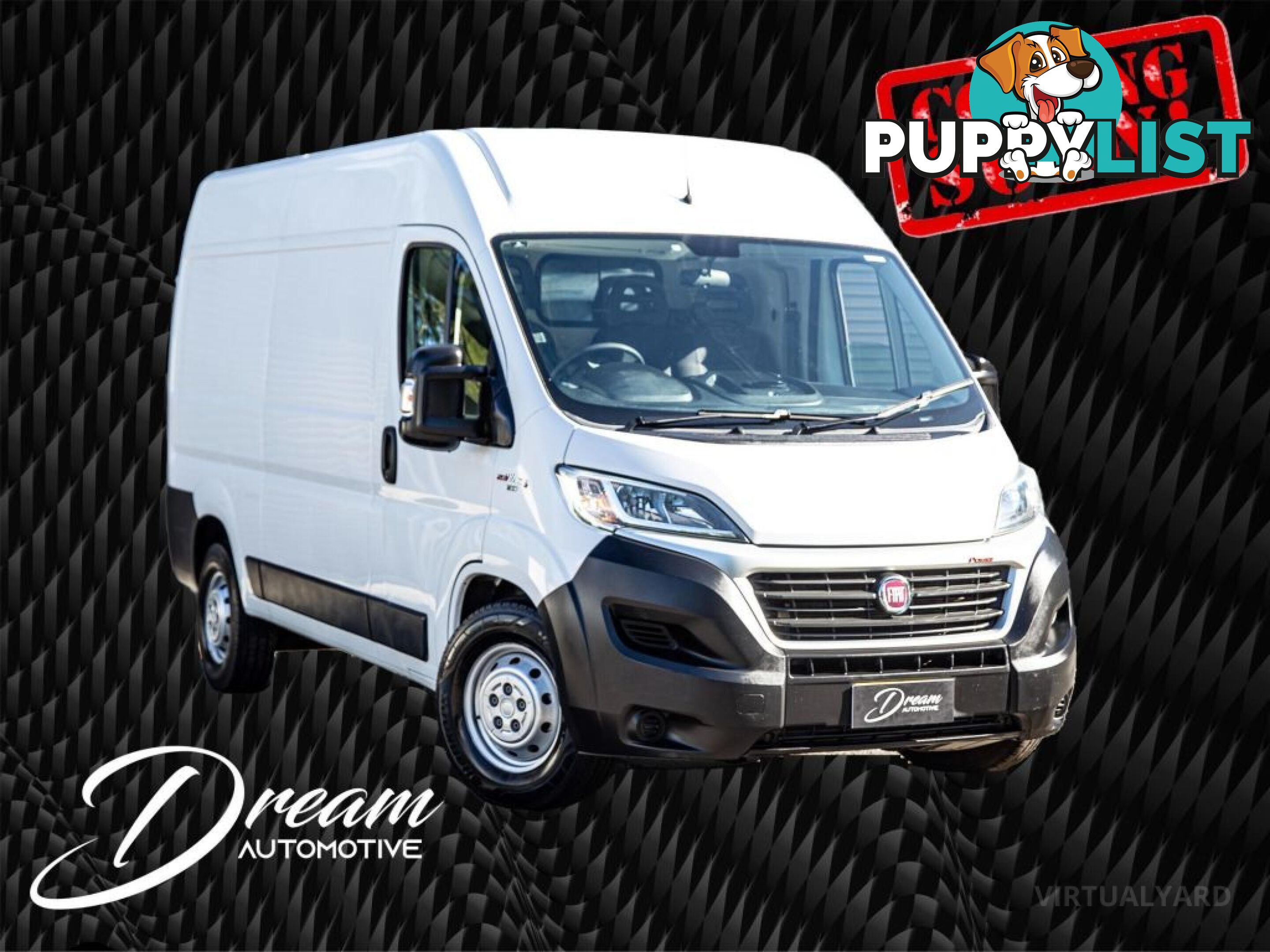 2018 FIAT DUCATO SERIES 6 VAN MID ROOF MWB 4DR COMFORT-MATIC 6SP 2.3DT  VAN