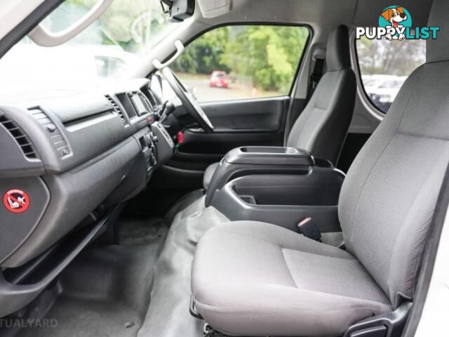 2018 TOYOTA HIACE KDH223R COMMUTER BUS HIGH ROOF SUPER LWB 14ST 4DR AUTO 4SP 3.0DT  VAN