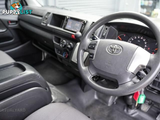 2018 TOYOTA HIACE KDH223R COMMUTER BUS HIGH ROOF SUPER LWB 14ST 4DR AUTO 4SP 3.0DT  VAN