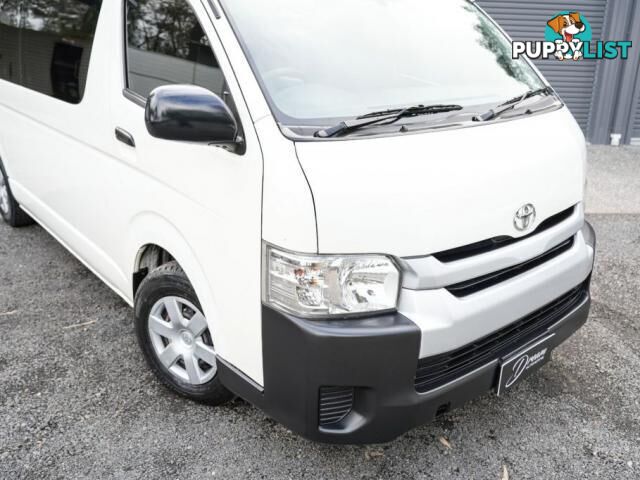 2018 TOYOTA HIACE KDH223R COMMUTER BUS HIGH ROOF SUPER LWB 14ST 4DR AUTO 4SP 3.0DT  VAN