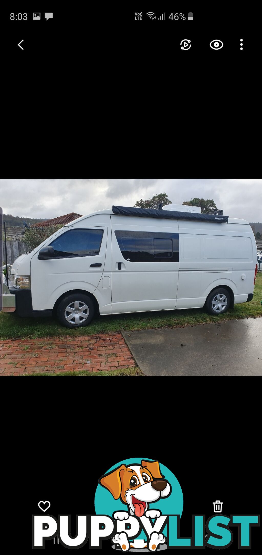 2016 Toyota Hiace campervan