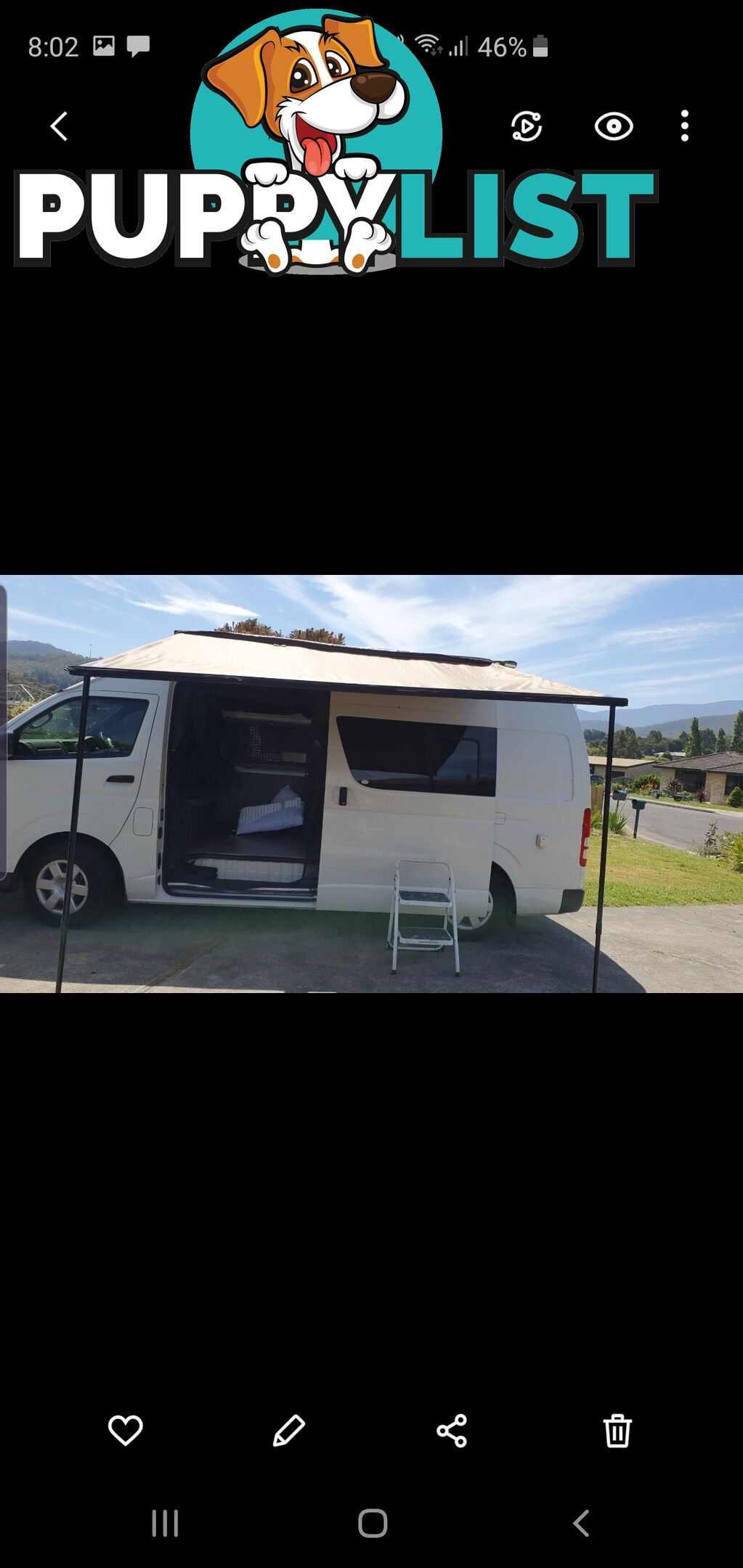 2016 Toyota Hiace campervan