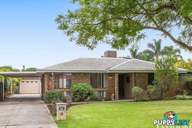 40 Grainger Way THORNLIE WA 6108