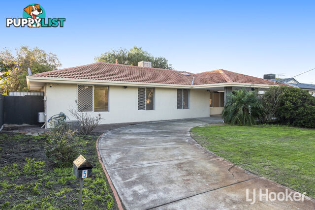 5 Exbury Court THORNLIE WA 6108