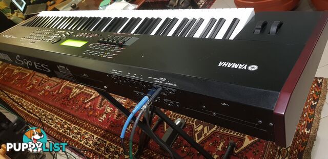 Yamaha S90 ES stage piano/synth with custom flight case and free delivery