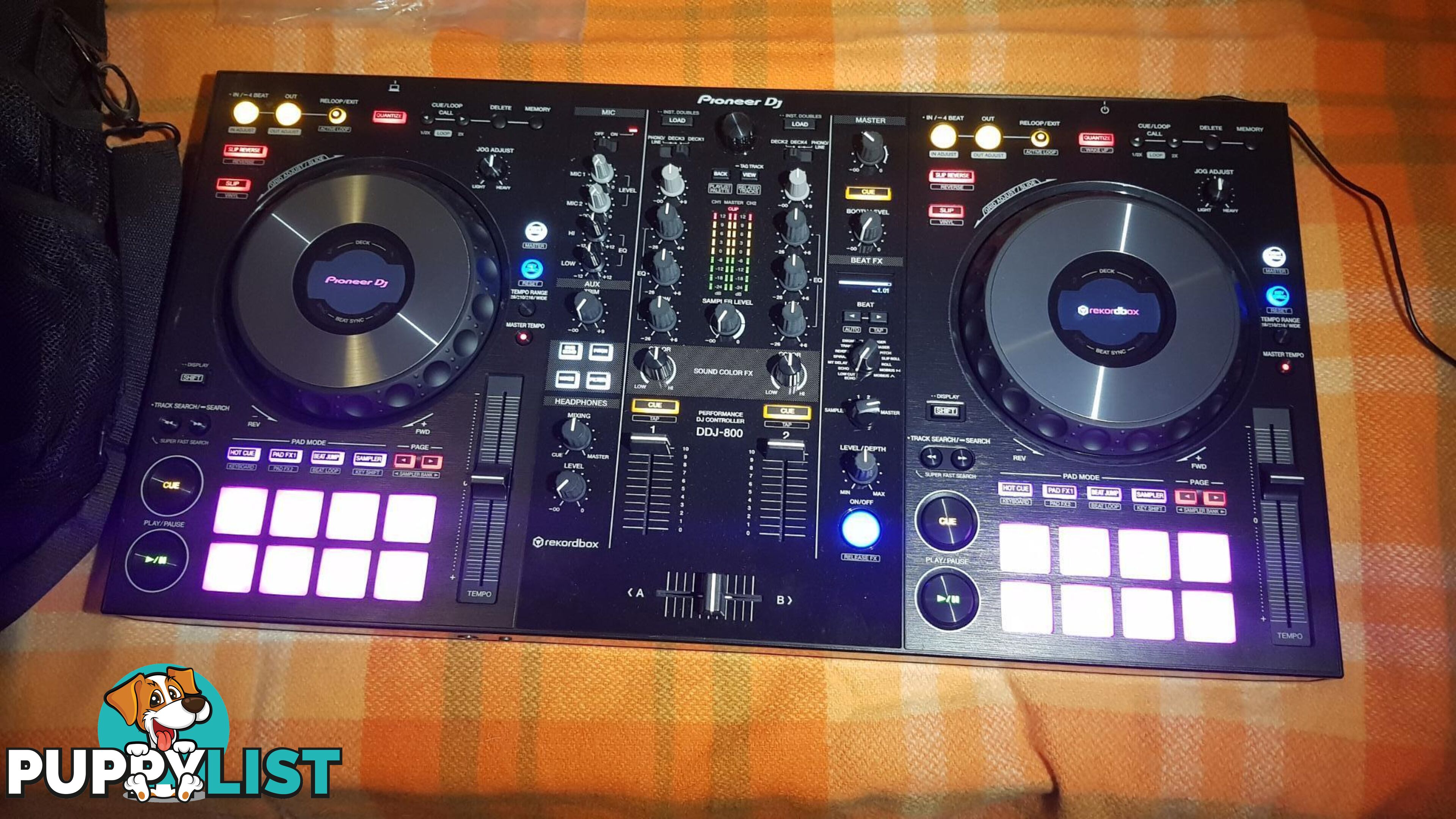 Pioneer DJ DDJ-800 2 Channel Portable DJ Controller for Rekordbox
