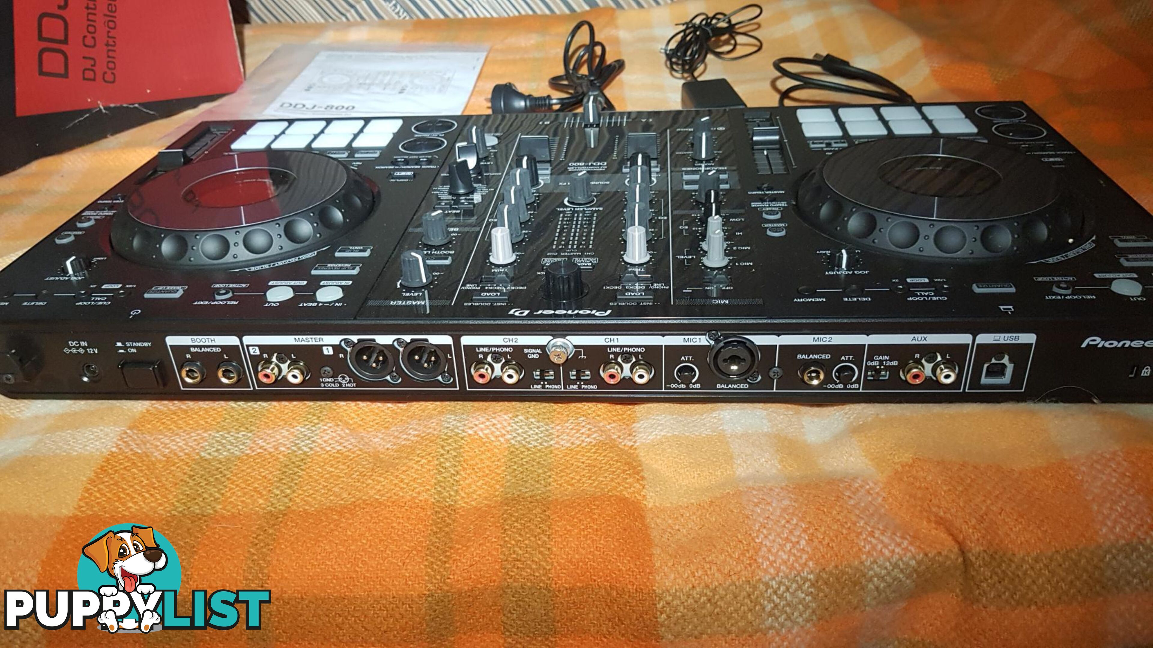 Pioneer DJ DDJ-800 2 Channel Portable DJ Controller for Rekordbox
