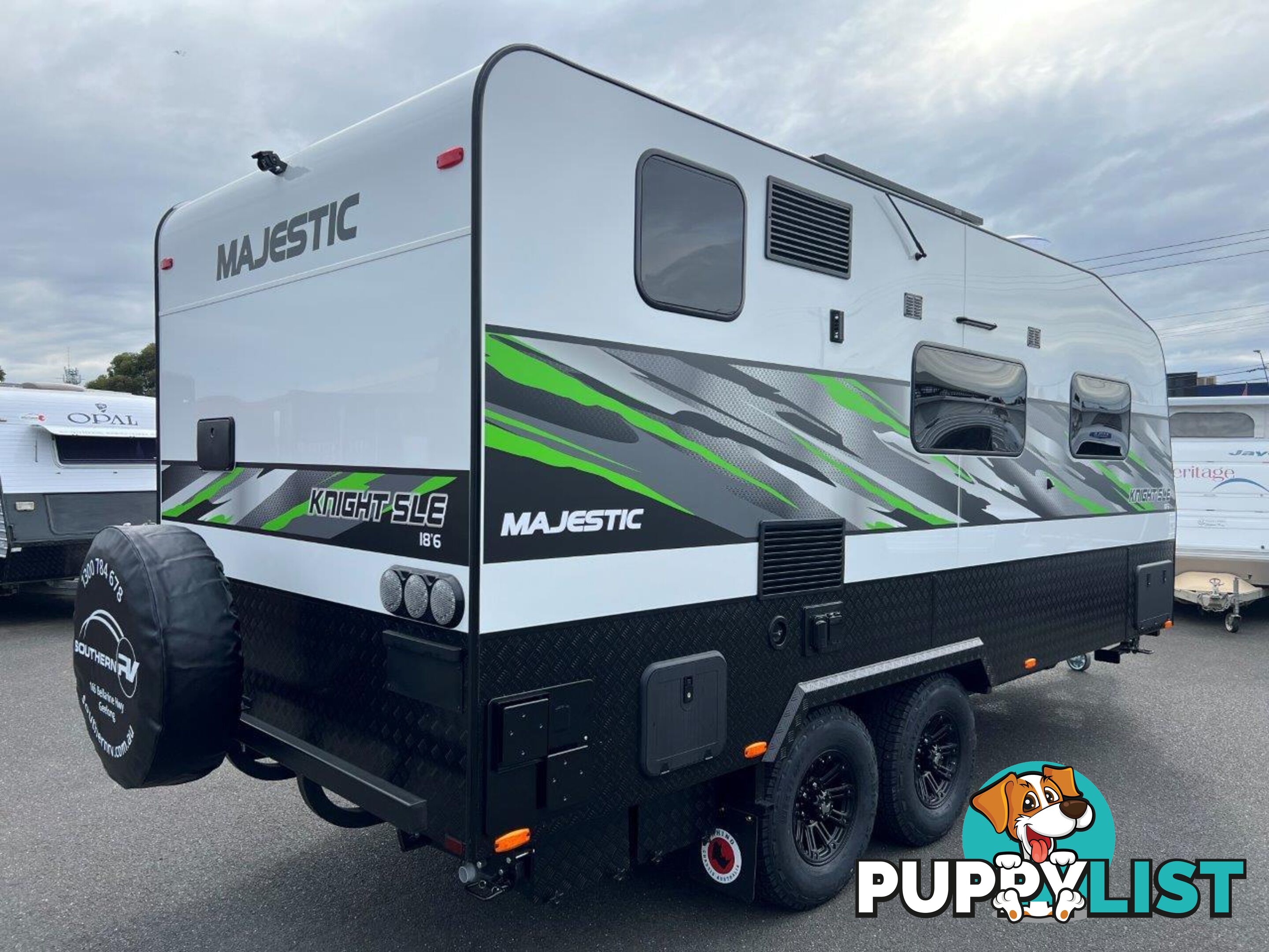 2024 MAJESTIC KNIGHT SLE 186 CARAVAN WITH SINGLE BEDS