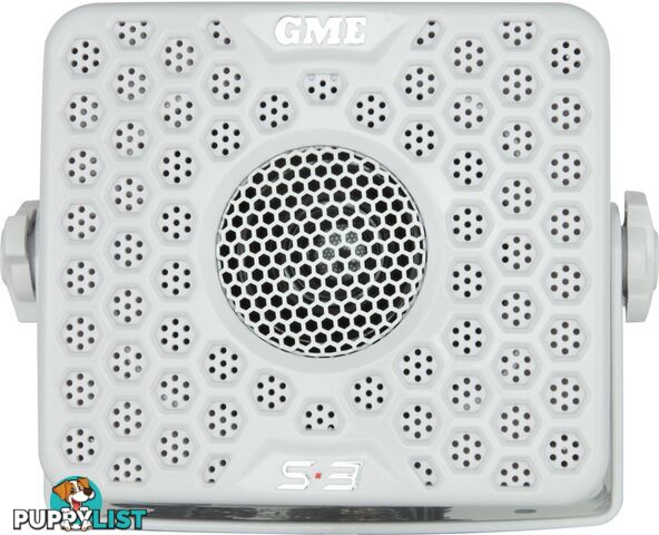 GME GS300 60 WATT IP54 MARINE BOX SPEAKERS - WHITE