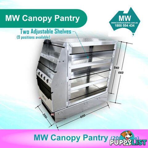 CANOPY PANTRY (200MM WIDE) (PRE ORDER)