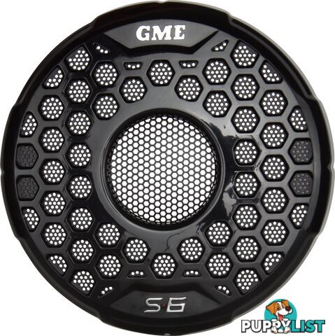 GME S6BG REPLACEMENT SPEAKER GRILLE - SUIT GS600 SPEAKERS (PAIR) - BLACK