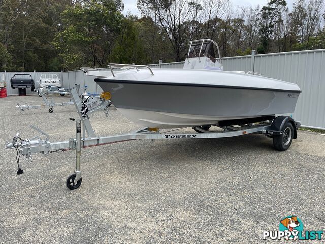 REMORA 490, TOWREX TRAILER AND 115HP SUZUKI PACKAGE