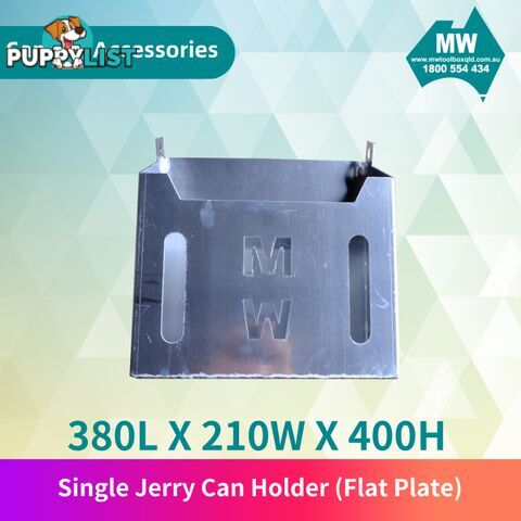 SINGLE JERRY CAN HOLDER FLAT PLATE