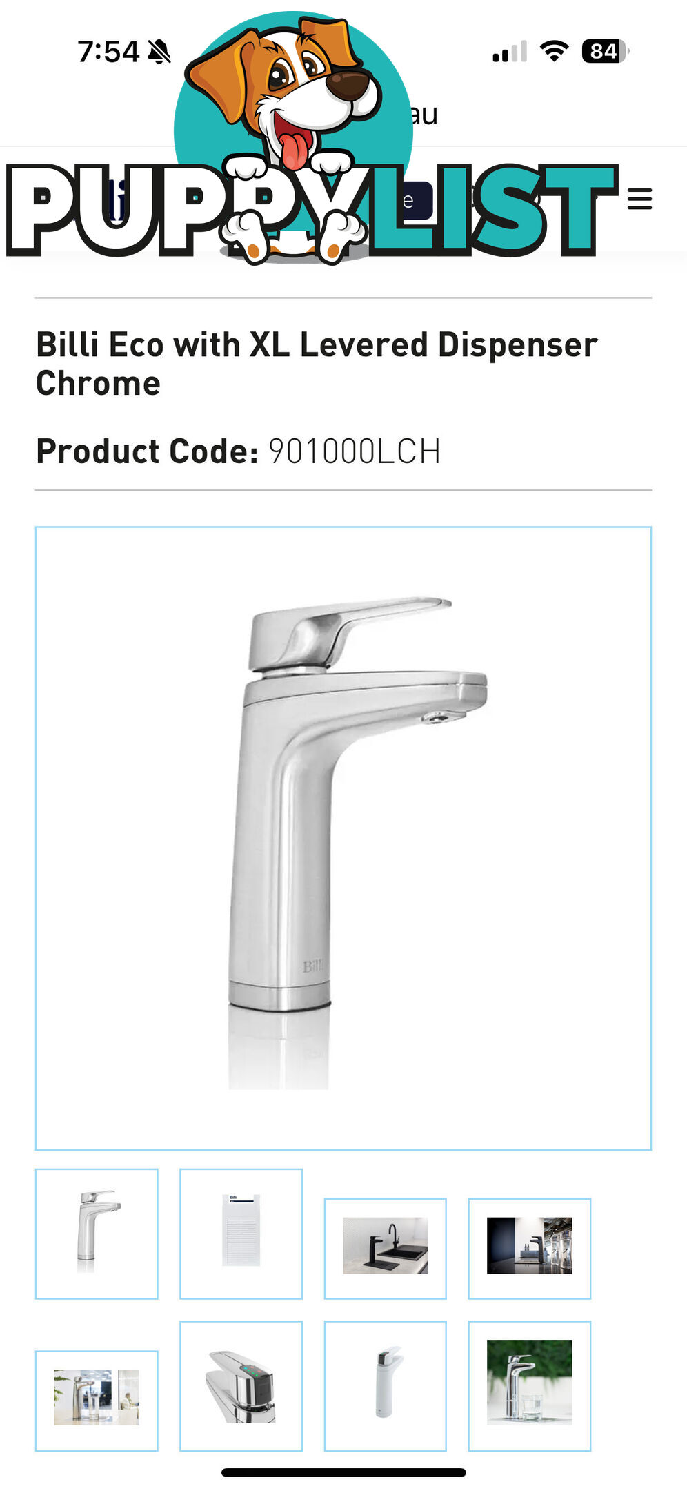 BIlli Eco 901000 Hot and Cold Tap