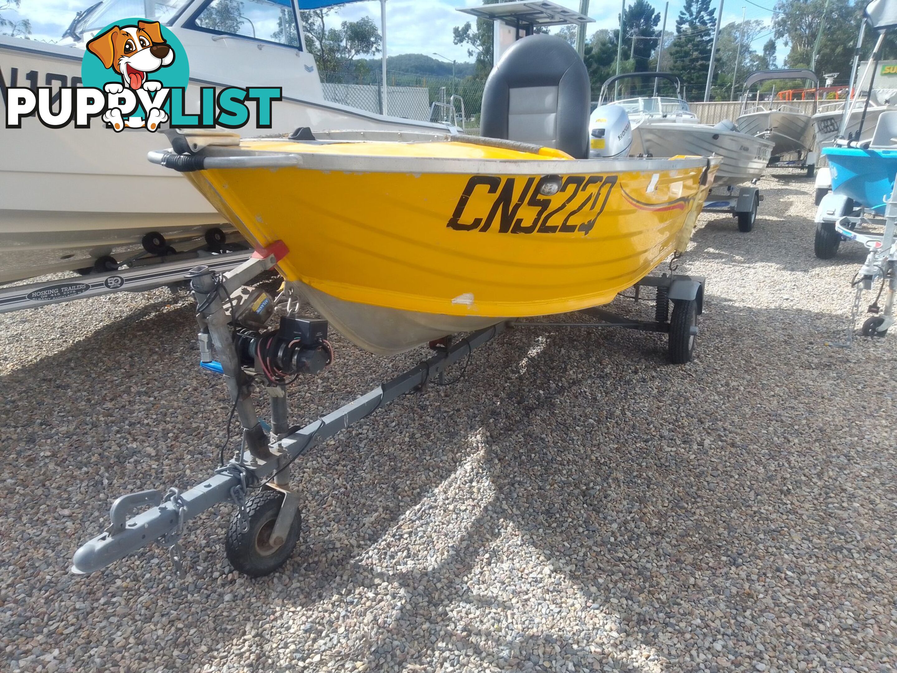 USED 2004 BLUE FIN 3.8M ALUMINIUM OPEN DINGHY
