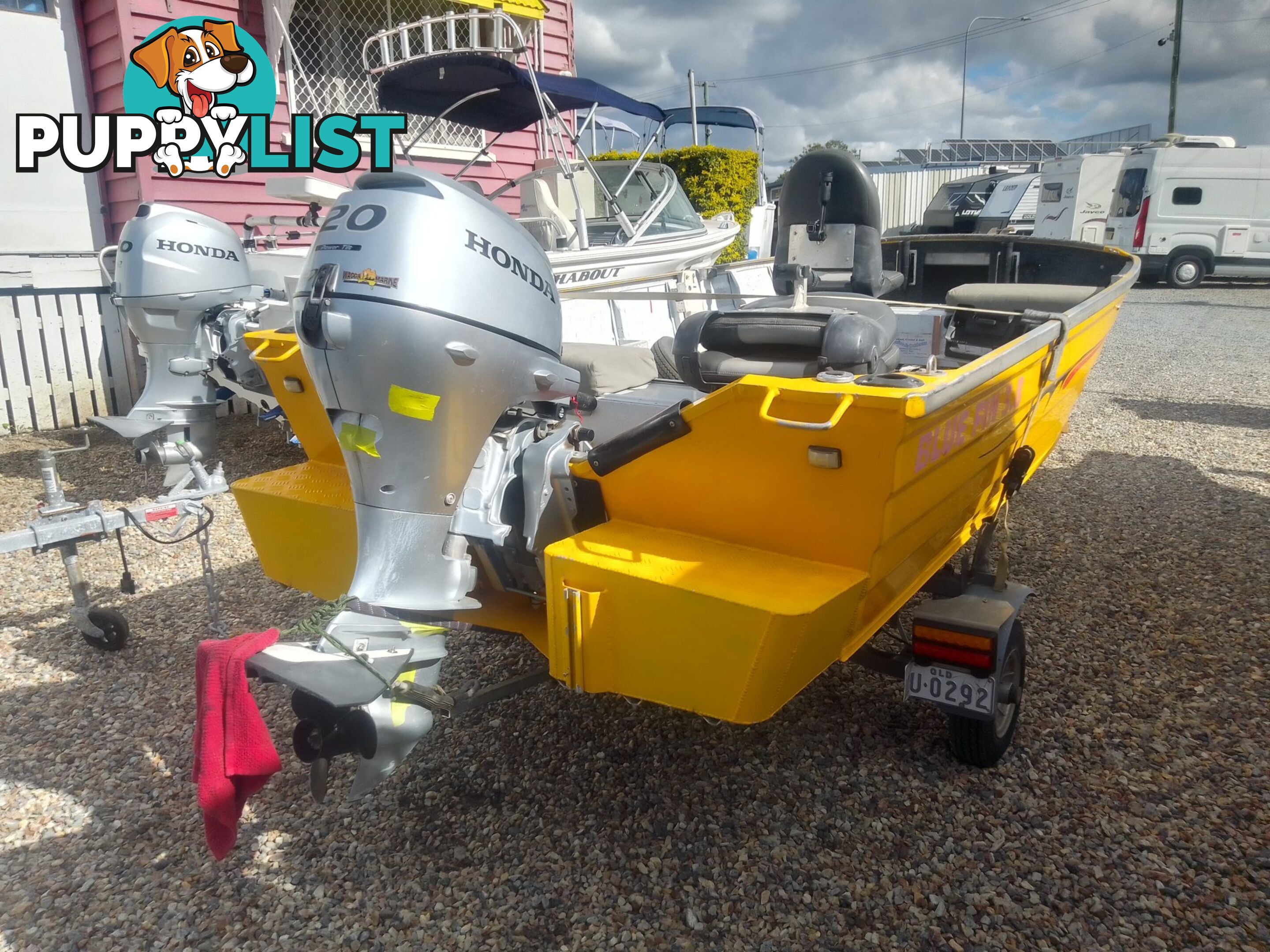 USED 2004 BLUE FIN 3.8M ALUMINIUM OPEN DINGHY