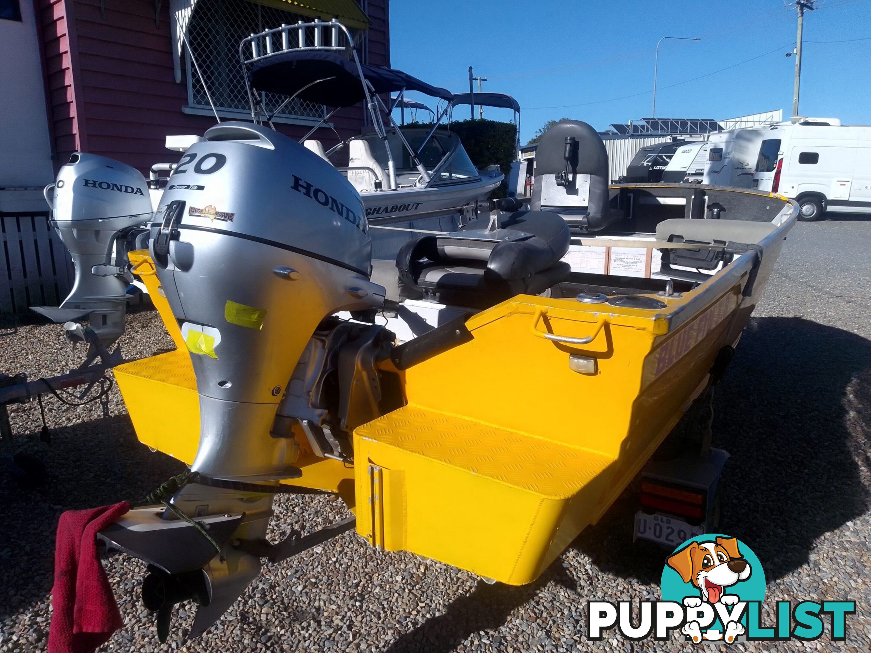 USED 2004 BLUE FIN 3.8M ALUMINIUM OPEN DINGHY