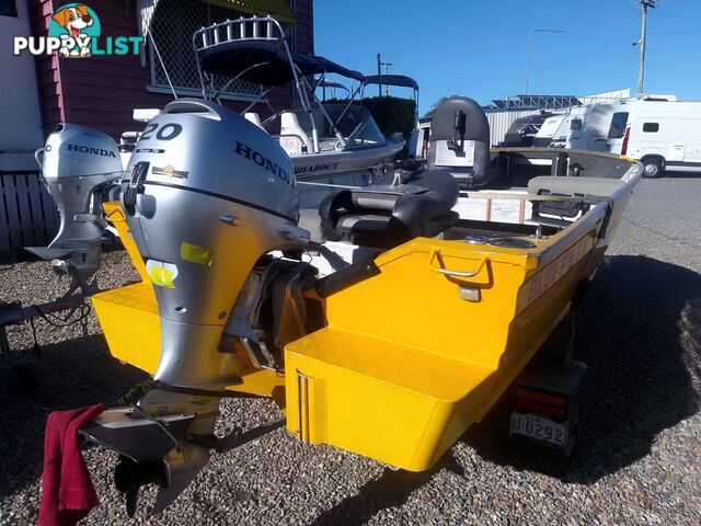 USED 2004 BLUE FIN 3.8M ALUMINIUM OPEN DINGHY