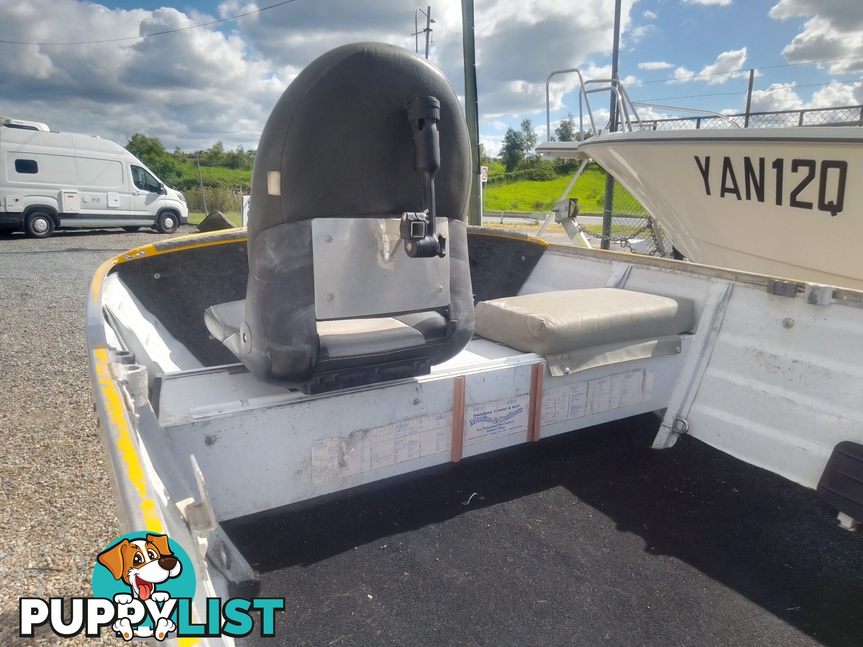 USED 2004 BLUE FIN 3.8M ALUMINIUM OPEN DINGHY