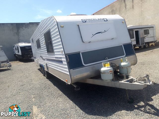 USED 2009 SPACELAND TOURING CARAVAN 26FT