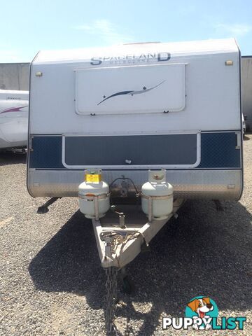 USED 2009 SPACELAND TOURING CARAVAN 26FT