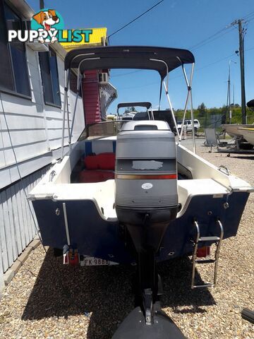 HAINES HUNTER V16R GRP RUNABOUT- MERCURY 115HP 4 STROKE AND TRAILER