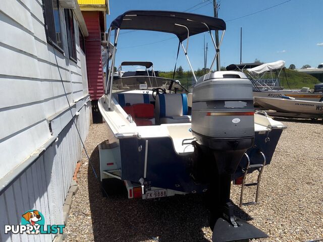 HAINES HUNTER V16R GRP RUNABOUT- MERCURY 115HP 4 STROKE AND TRAILER