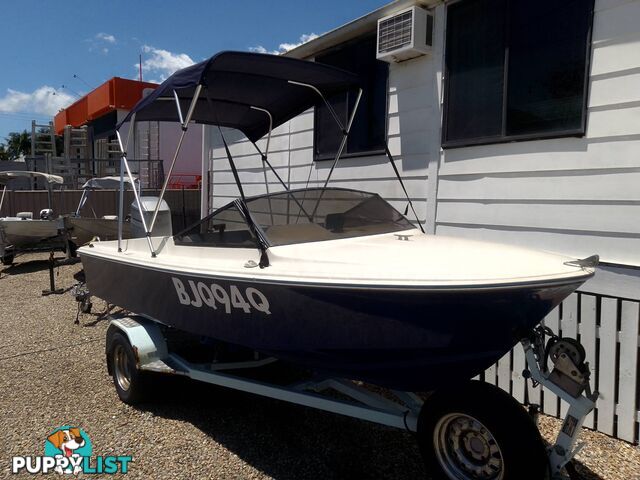 HAINES HUNTER V16R GRP RUNABOUT- MERCURY 115HP 4 STROKE AND TRAILER