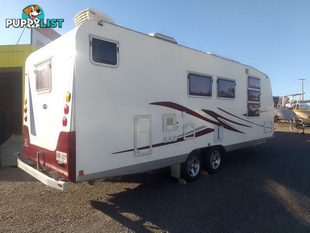 USED 2009 AUSTRALIS 7600 DUAL AXLE TOURING CARAVAN