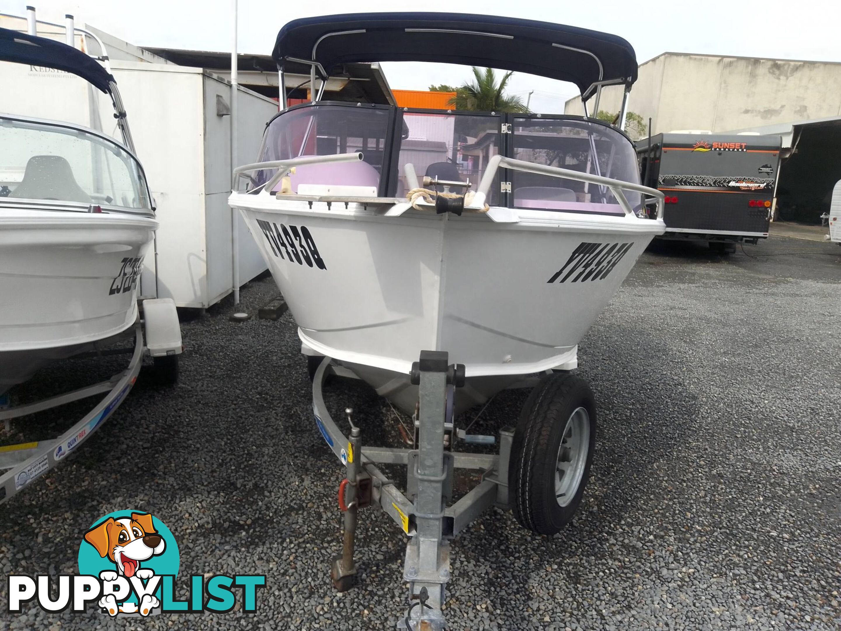 2017 STESSCO BREEZAWAY 4.6M RUNABOUT WITH 60HP MERCURY 4 STROKE AND TRAILER