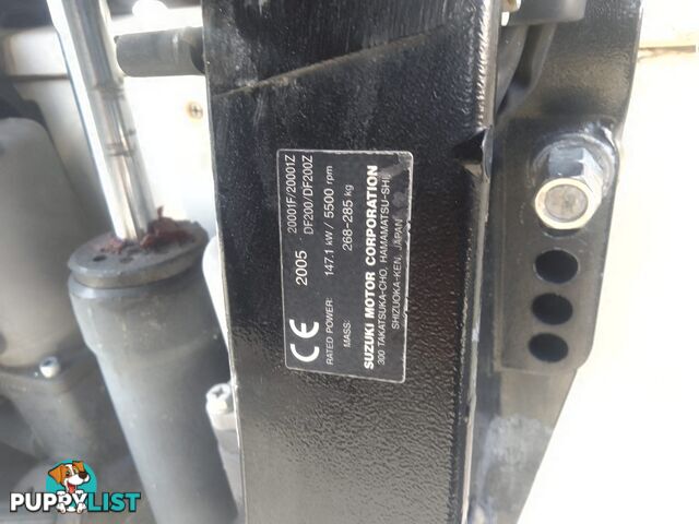 USED HAINES HUNTER 680C HALF CABIN WITH A 2005 SUZUKI 200HP 4 STROKE OUTBOARD ON A 2020 SWIFTCO DUAL AXLE TRAILER