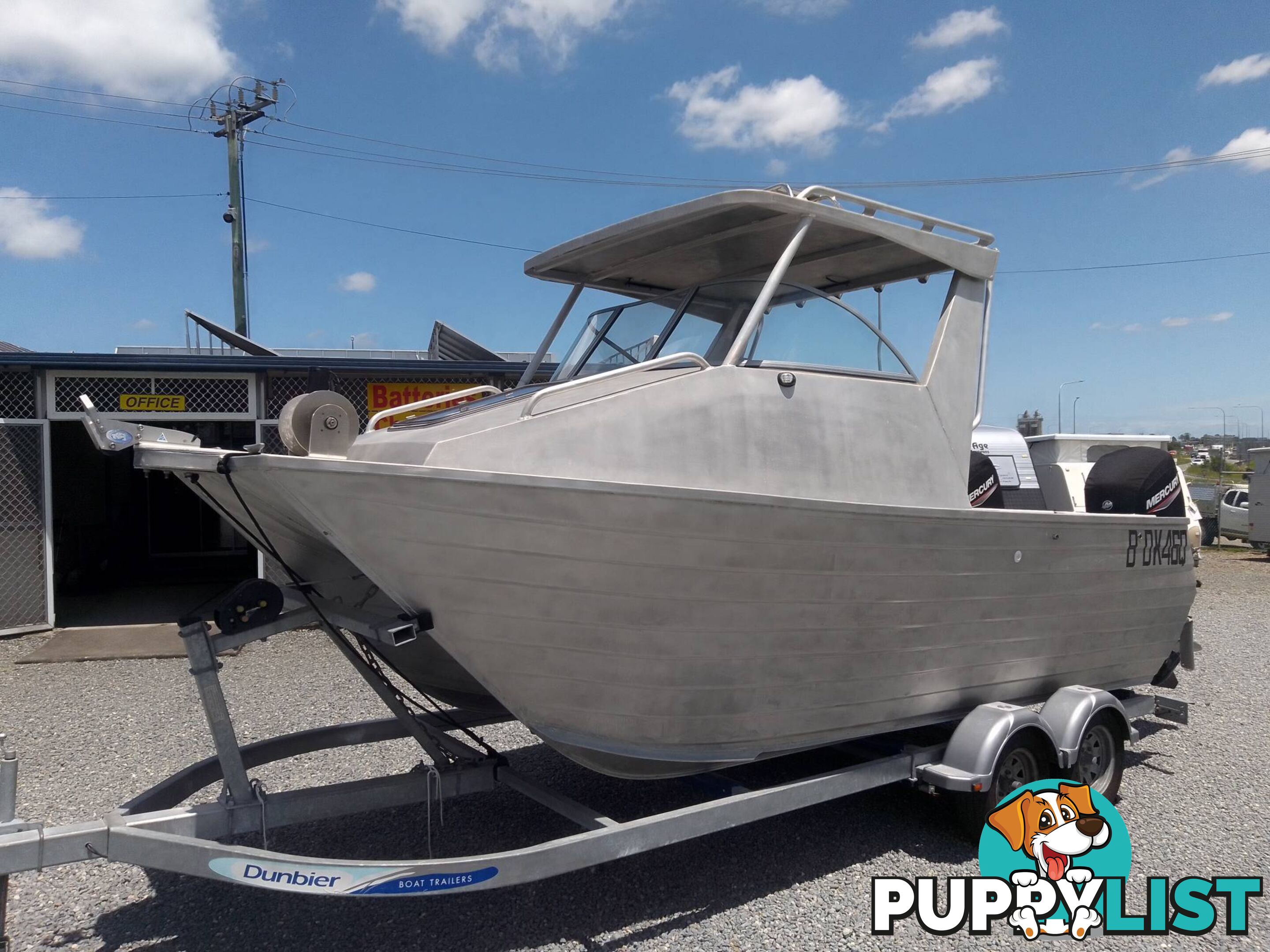 MAKO CRAFT 540 SHARK CAT-TWIN 90HP MERCURY 4 STROKE OUTBOARDS AND TRAILER