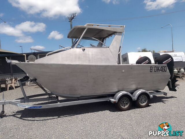 MAKO CRAFT 540 SHARK CAT-TWIN 90HP MERCURY 4 STROKE OUTBOARDS AND TRAILER