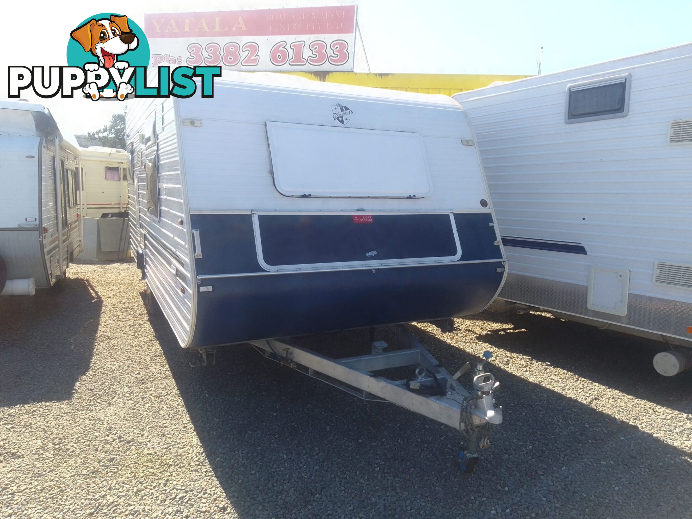 USED 2009 REGENT CRUISER SERIES 3 18' SINGLE AXLE TOURING CARAVAN